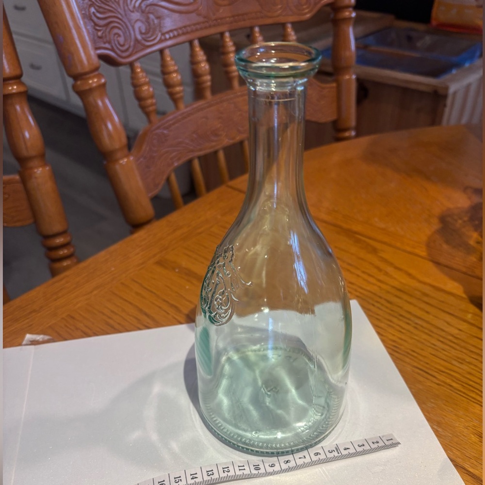 Married Set of Two Clear Glass Bottles - Picture 6 of 10